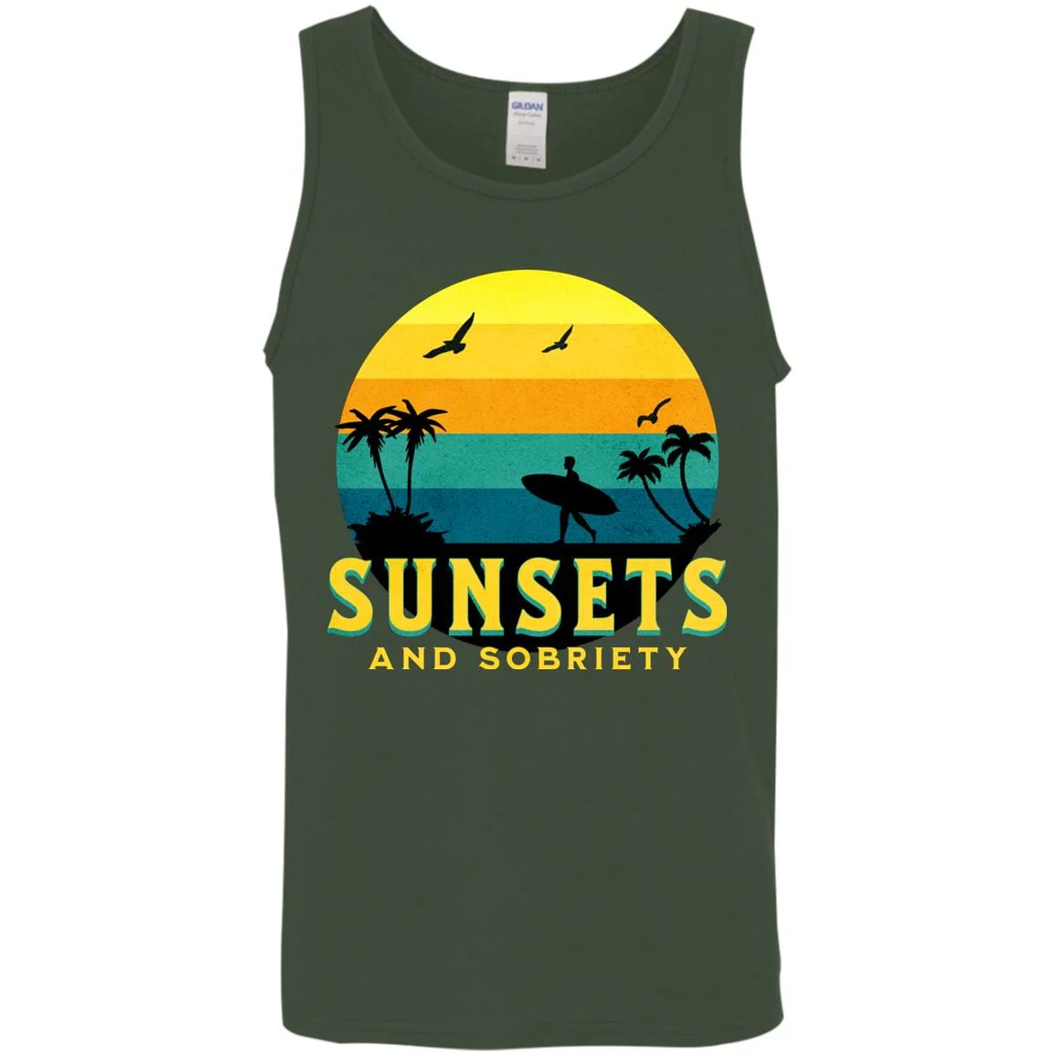 Recovery Unisex Tank | Inspiring Sobriety |  Sunsets and Sobriety - Image 3