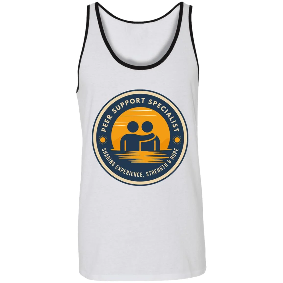 Recovery Unisex Tank | Inspiring Sobriety | Peer Support Specialist - Image 16