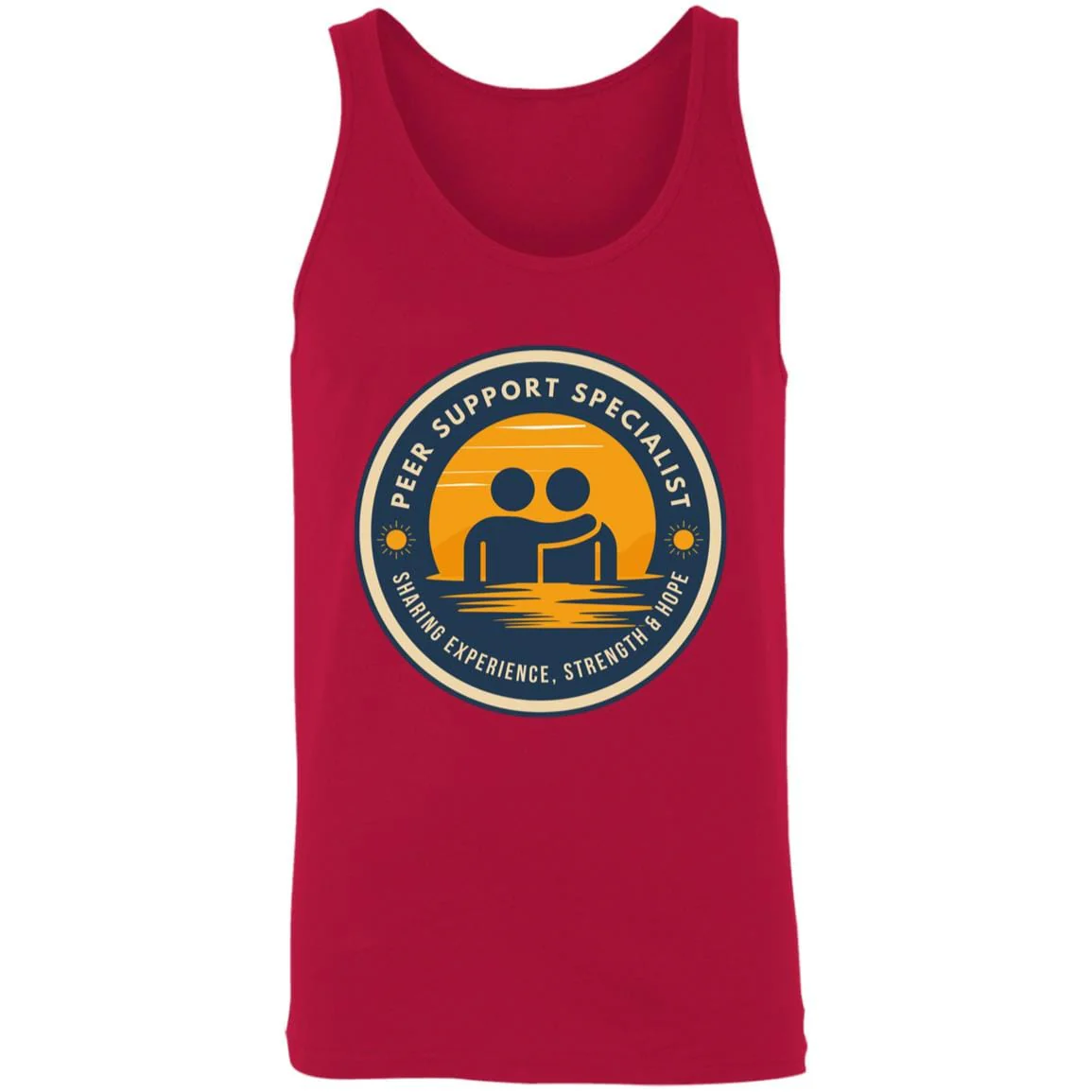 Recovery Unisex Tank | Inspiring Sobriety | Peer Support Specialist - Image 3
