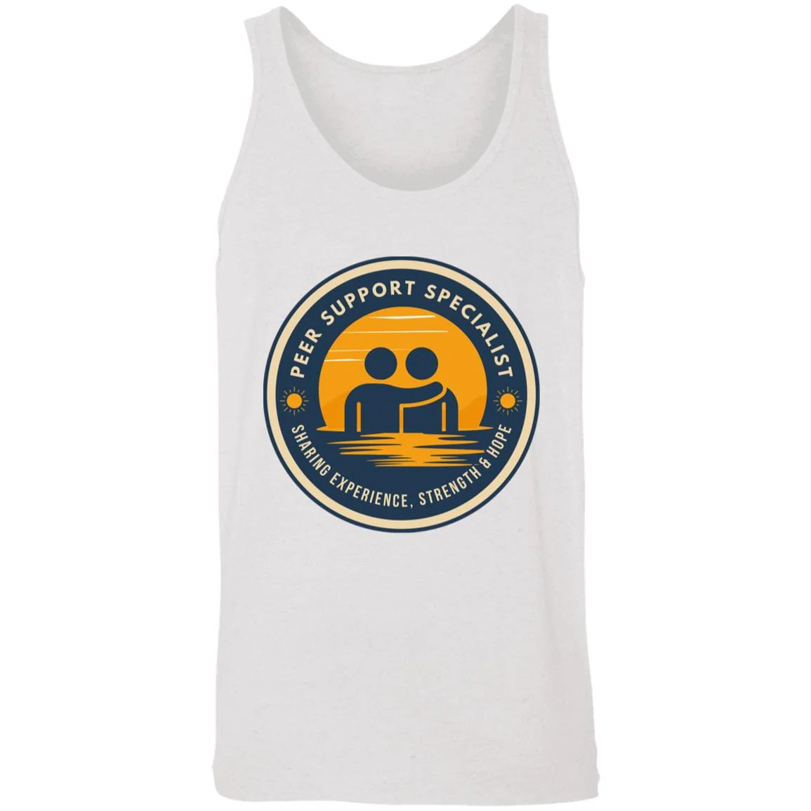 Recovery Unisex Tank | Inspiring Sobriety | Peer Support Specialist - Image 5