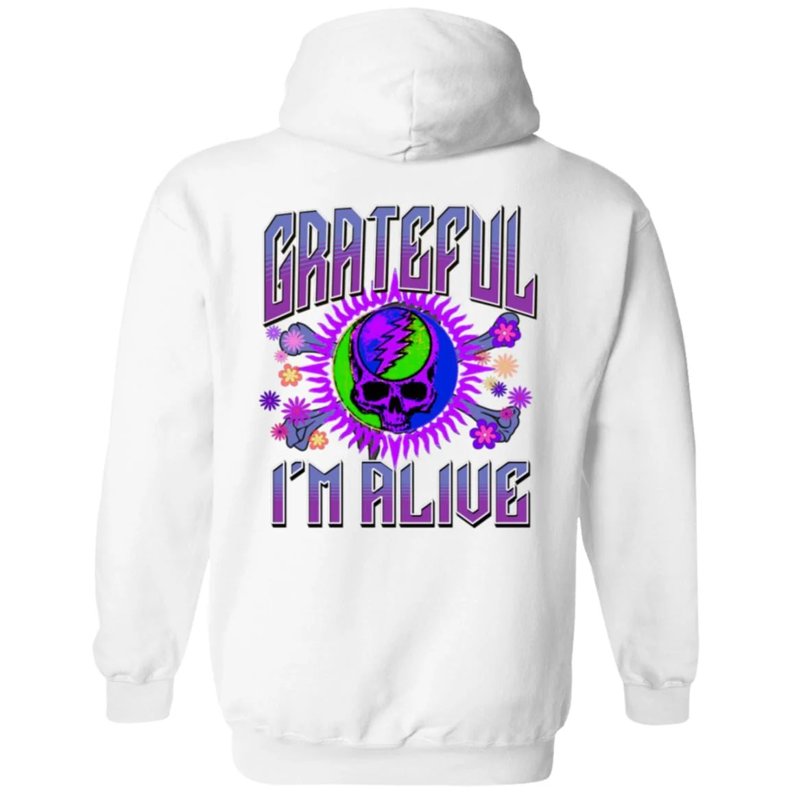 Recovery Zip Hoodie | Inspiring Sobriety |  Grateful I'm Alive - Image 9