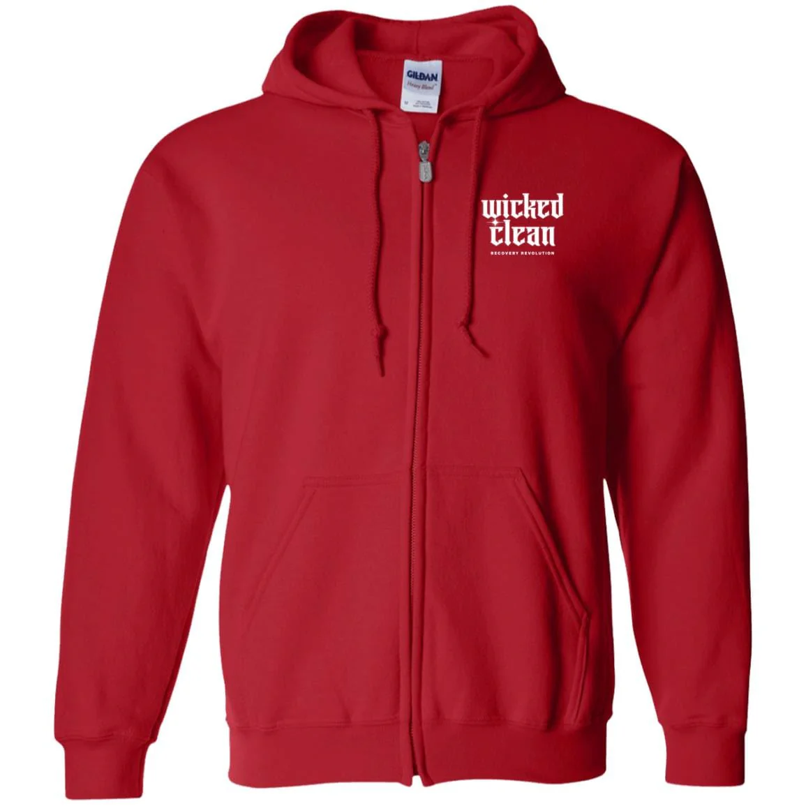 Recovery Zip Hoodie | Inspiring Sobriety |  Wicked Clean - Image 4
