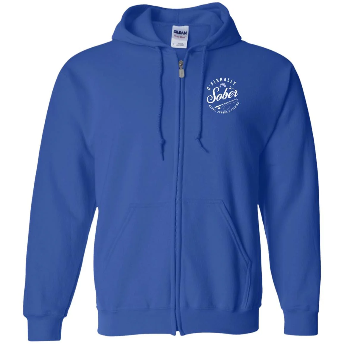 Recovery Zip Hoodie  | Inspiring Sobriety |  O'Fishally Sober - Image 2
