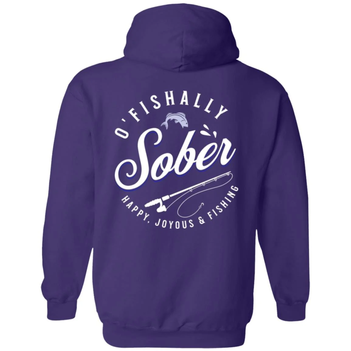 Recovery Zip Hoodie  | Inspiring Sobriety |  O'Fishally Sober - Image 8