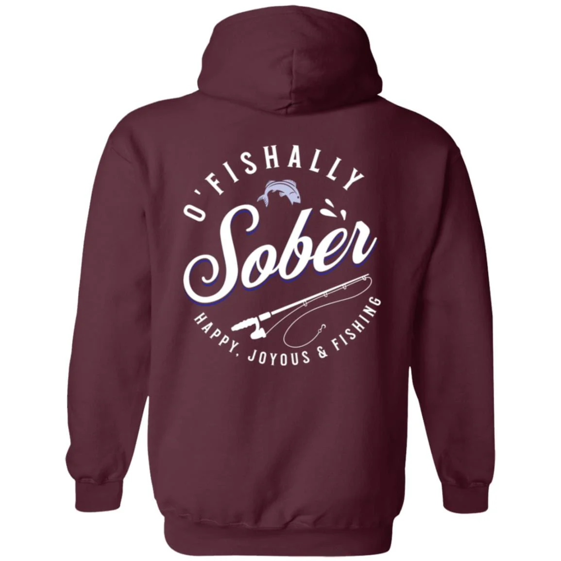 Recovery Zip Hoodie  | Inspiring Sobriety |  O'Fishally Sober - Image 9