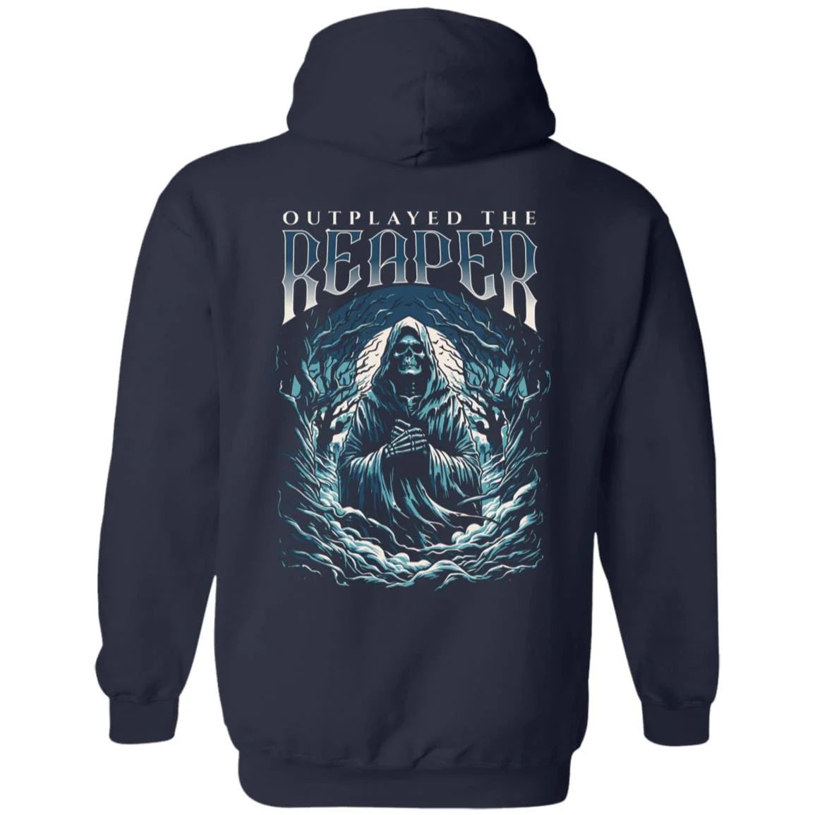 Recovery Zip Hoodie | Inspiring Sobriety | Outplayed The Reaper - Image 3