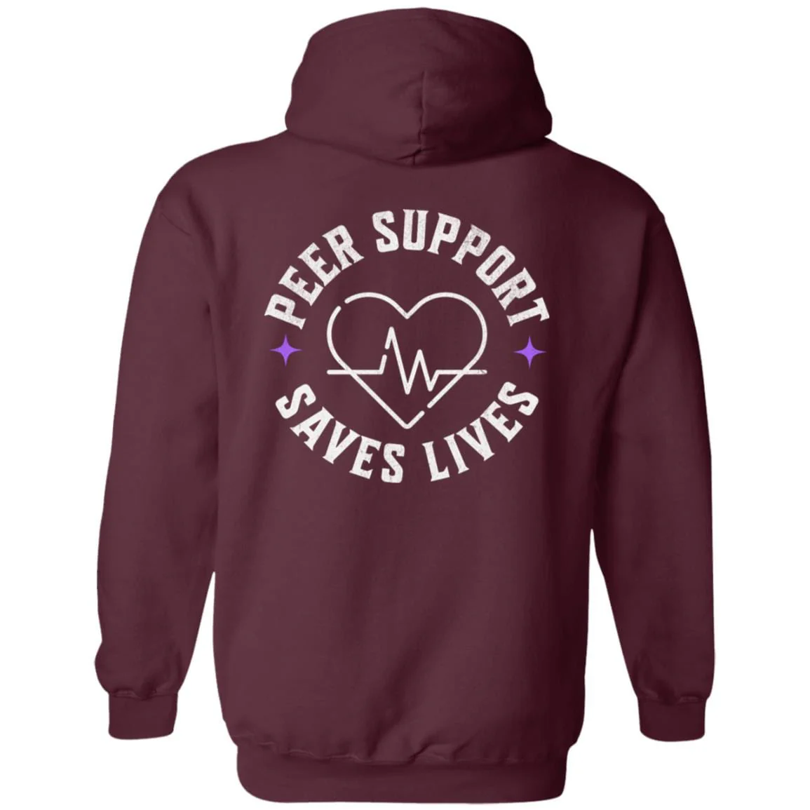 Recovery Zip Hoodie | Inspiring Sobriety | Peer Support Saves Lives - Image 8