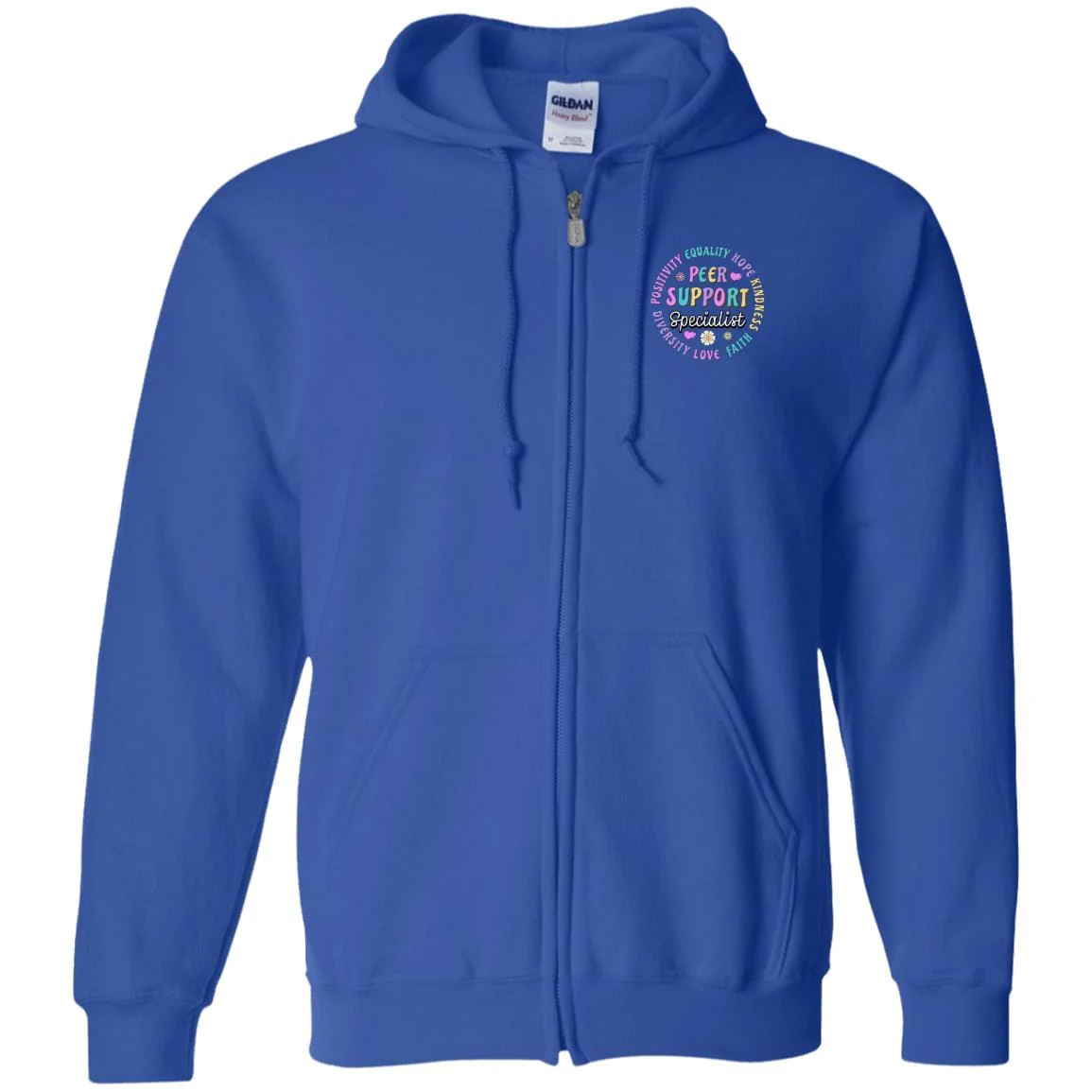 Recovery Zip Hoodie  | Inspiring Sobriety | Peer Support Specialist - Image 5