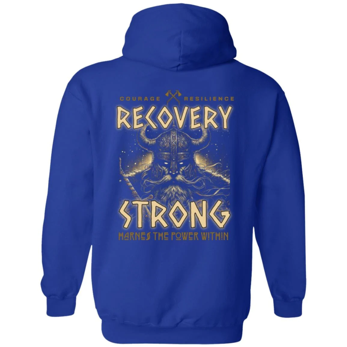 Recovery Zip Hoodie  | Inspiring Sobriety |  Recovery Strong Warrior - Image 4