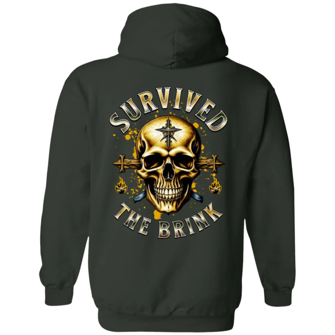 Recovery Zip Hoodie | Inspiring Sobriety |  Survived The Brink - Image 3