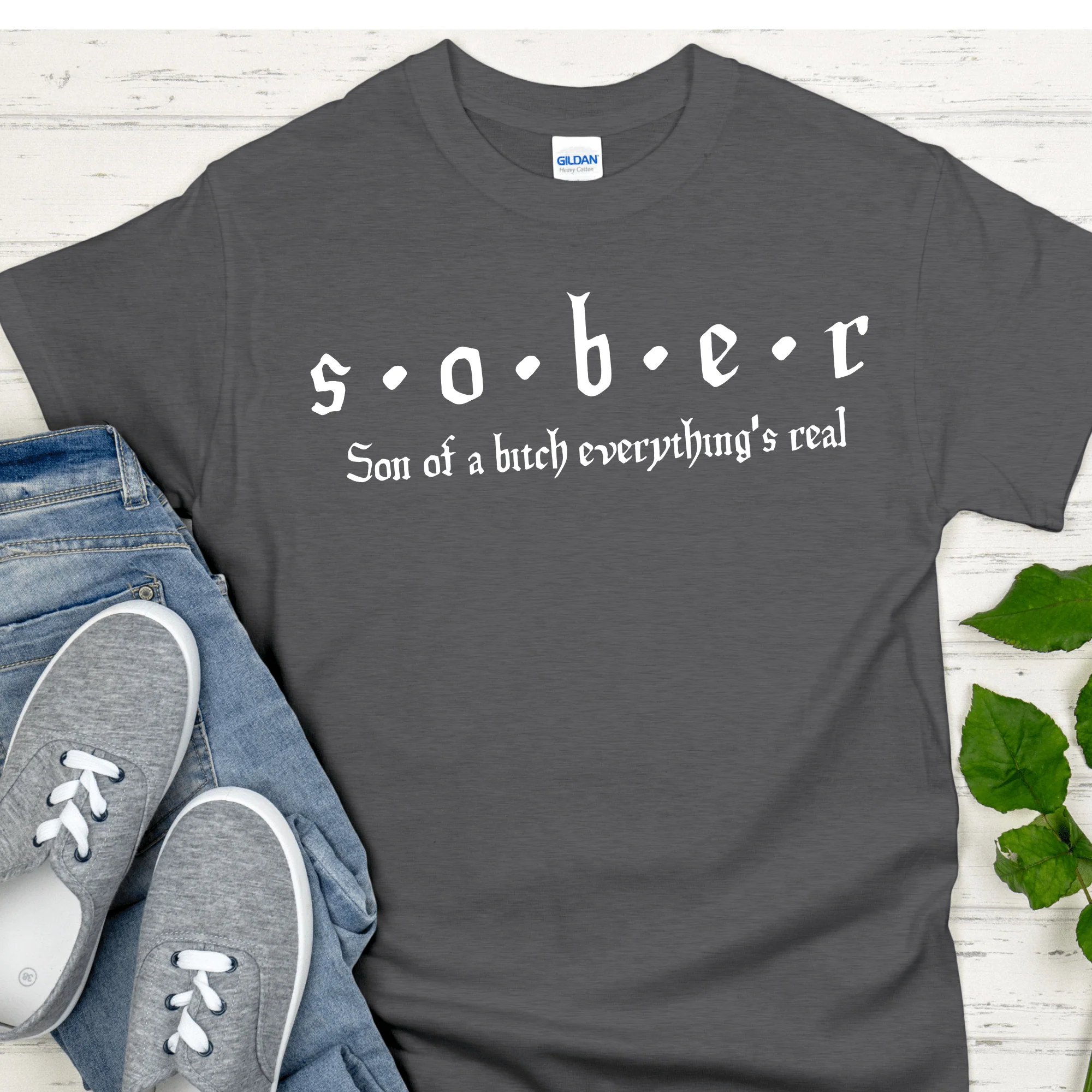 Recovery T-Shirt | Inspiring Sobriety |  S.O.B.E.R. - Image 6