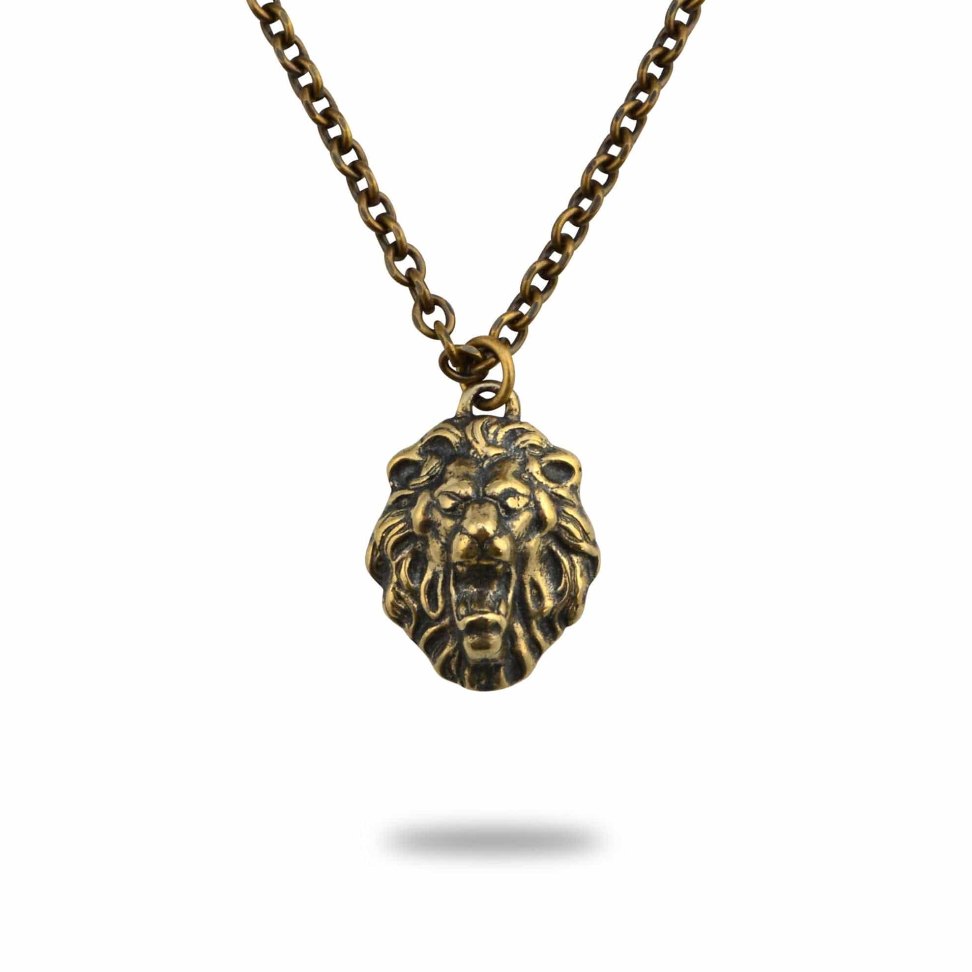 Vintage Bronze Lion Pendant | Inspiring Sobriety and Johnny LTD - Image 2