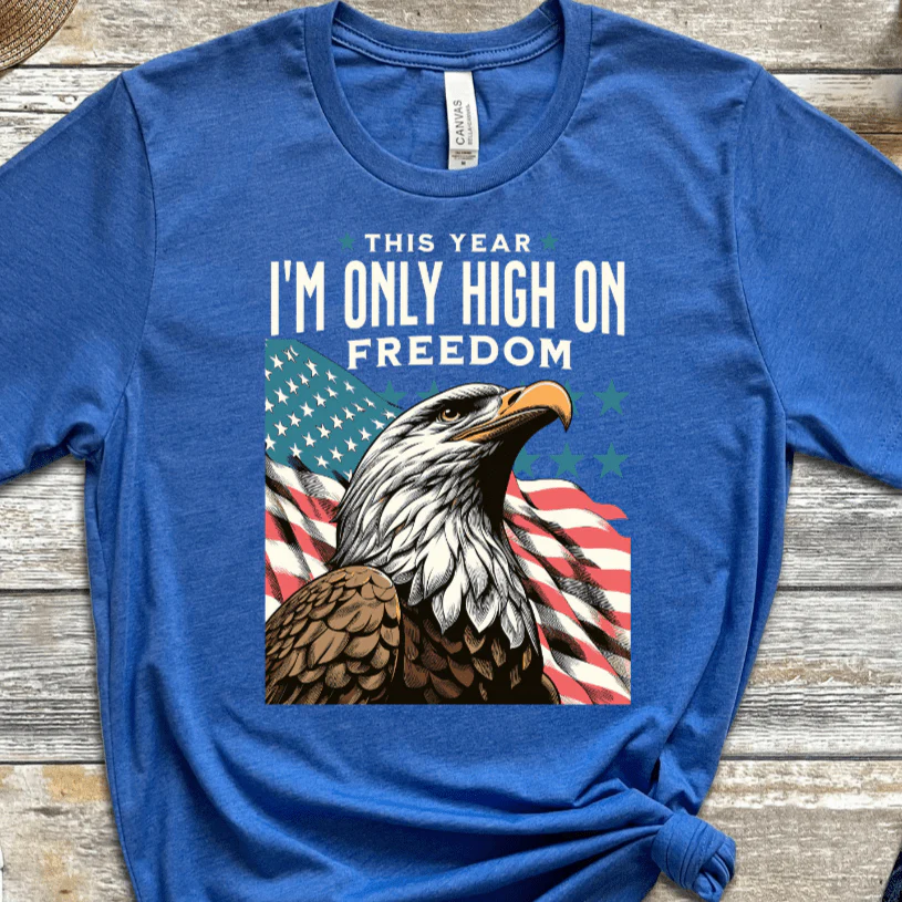 Vintage Recovery T-Shirt | Inspiring Sobriety |  High on Freedom - Image 4