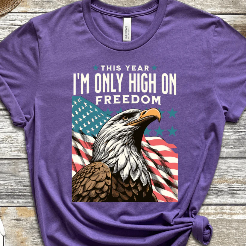 Vintage Recovery T-Shirt | Inspiring Sobriety |  High on Freedom - Image 9