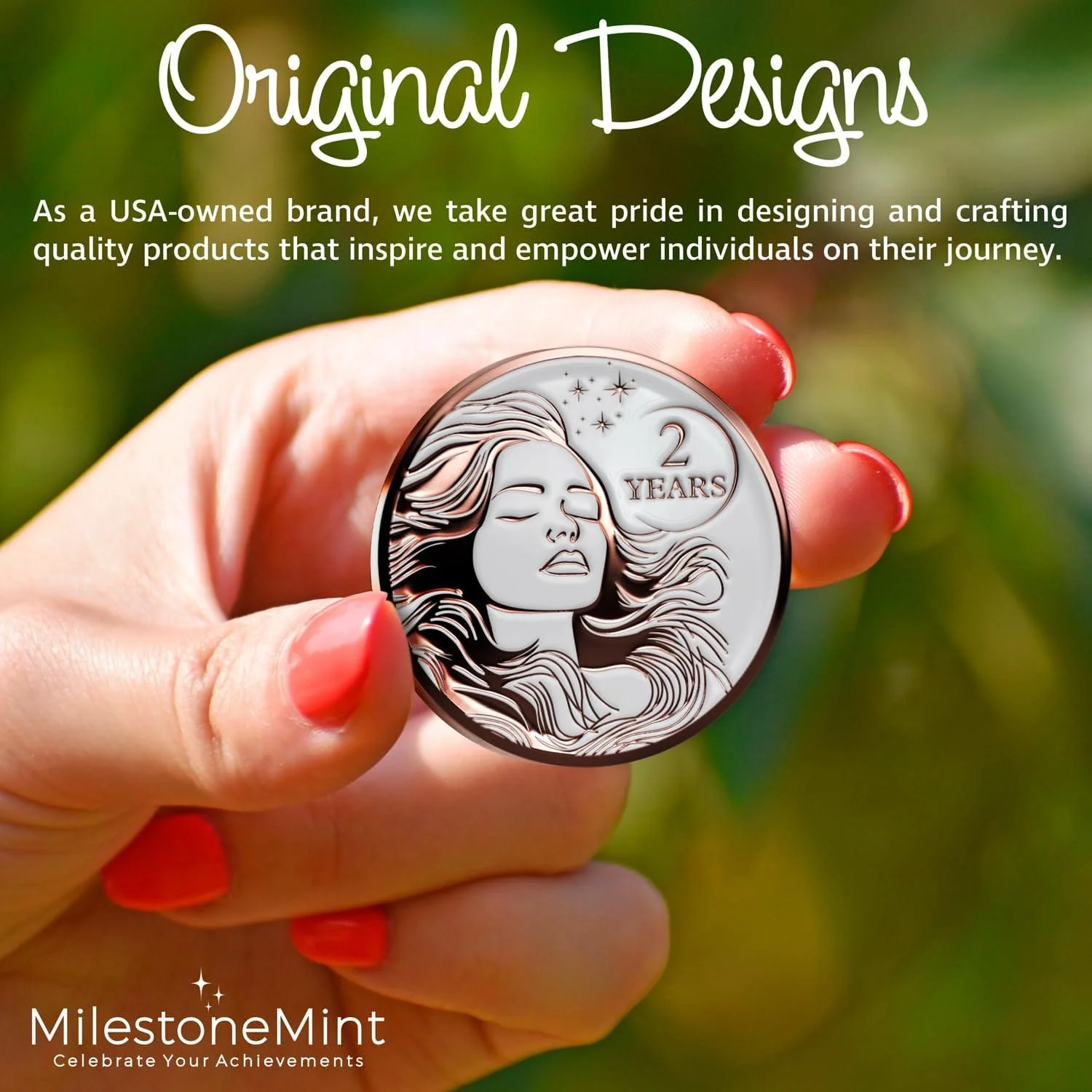 Recovery Medallion Coin I Inspiring Sobriety I Womens AA Milestone Serenity Prayer - Image 14