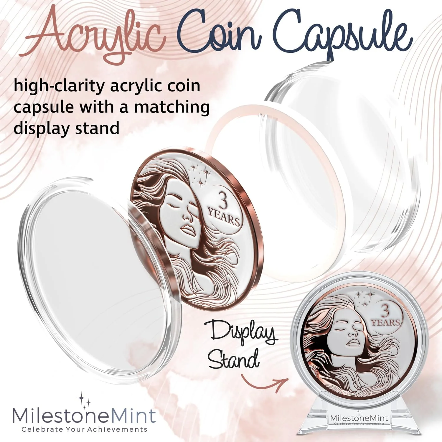 Recovery Medallion Coin I Inspiring Sobriety I Womens AA Milestone Serenity Prayer - Image 21