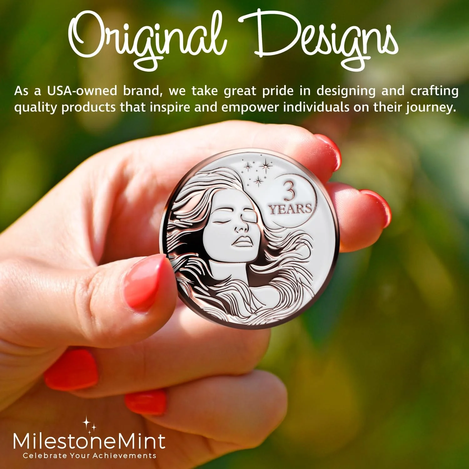 Recovery Medallion Coin I Inspiring Sobriety I Womens AA Milestone Serenity Prayer - Image 22