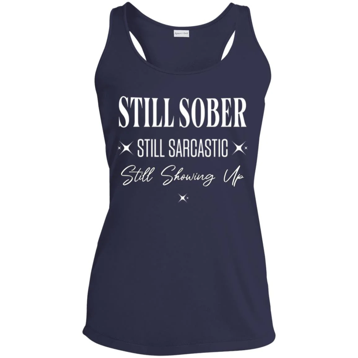 Womens Recovery Tank | Inspiring Sobriety |  Still Showing Up - Image 3
